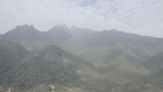 龙岩市新罗区江山镇江山旅游风景区山景航拍