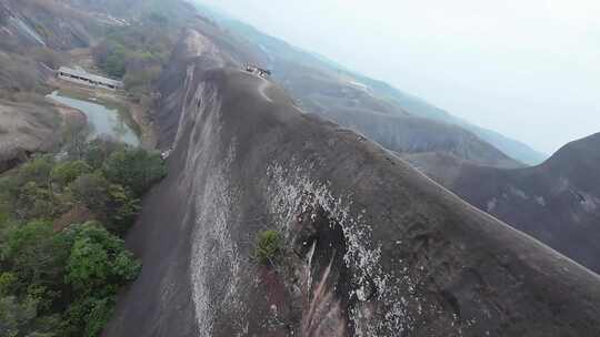 郴州高椅岭刀背山fpv穿越机航拍丹霞地貌