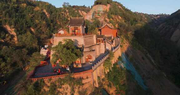 山西临汾小西天千佛寺黑神话悟空取景地航拍