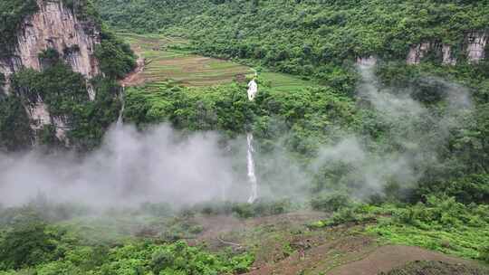 贵州马岭河峡谷航拍