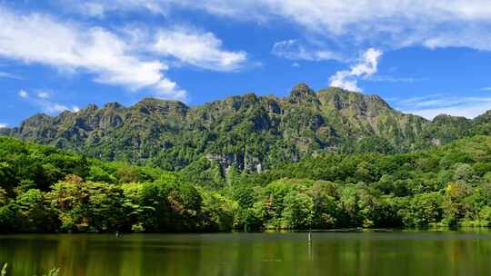 山水风景蓝天白云