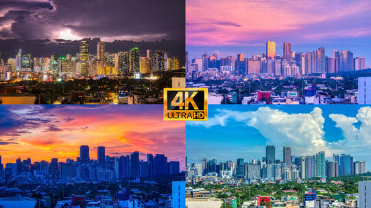 城市延时拍摄，城市延时合集，城市延时摄影