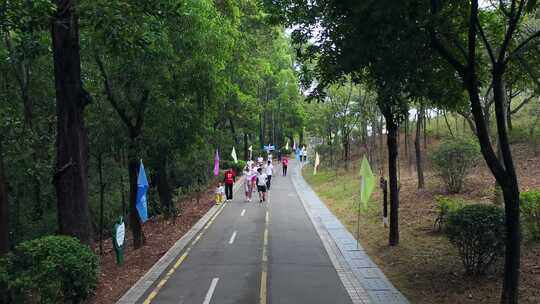 深圳坪山中心公园航拍