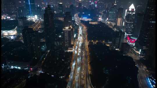 上海外滩陆家嘴东方明珠航拍
