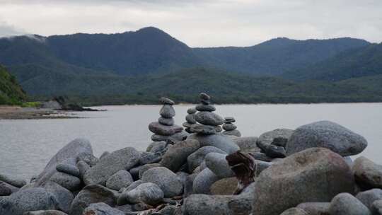 海上黎明景观海滩