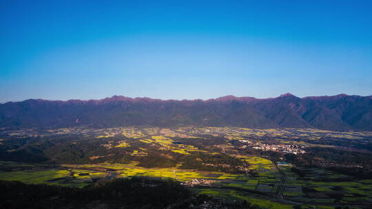 【延时】云南腾冲高黎贡山山脉日落晚霞