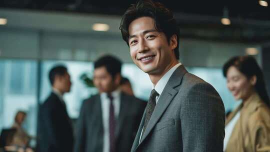 商务合作商务人士商务签约商务握手商务办公