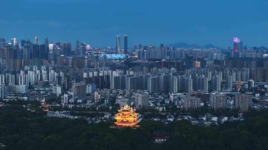 杭州城隍阁夜景