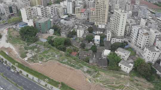 广东茂名信宜市民广告航拍