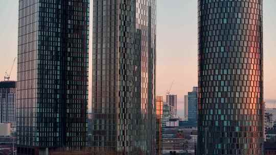 Deansgate，曼彻斯特，城市，建筑