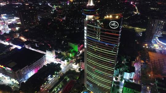 东莞厚街国际大酒店夜景 （10）视频素材模板下载
