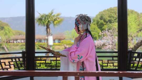 唯美戏曲人物表演