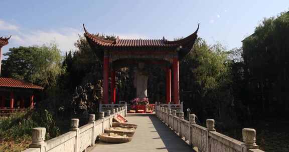 江南大气皇家寺院 苏州皇罗禅寺古建筑