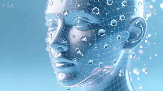 美妆化妆品广告实验室细胞成分素材