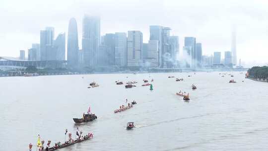 中国广东省广州市珠江端午招景