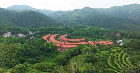 广东省梅州市雁南飞景区航拍