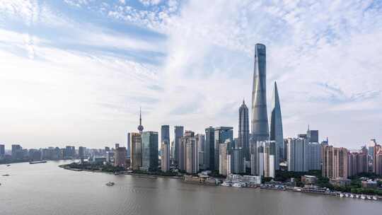 上海城市天际线延时摄影