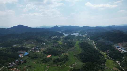 南方丘陵山川航拍