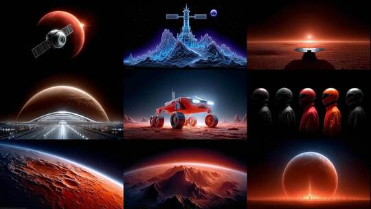 红色星球的奥秘探索火星的未来高清在线视频素材下载