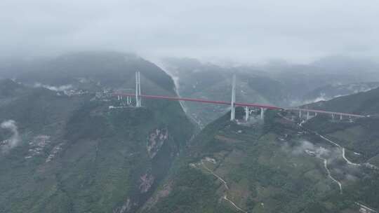 贵州北盘江大桥航拍