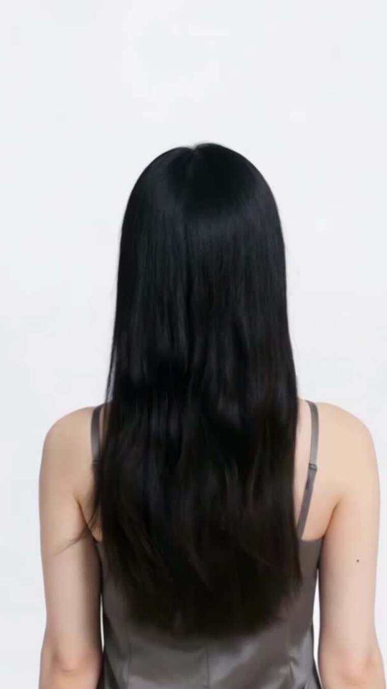 乌黑亮丽长头发，洗发水护发头发广告宣传片