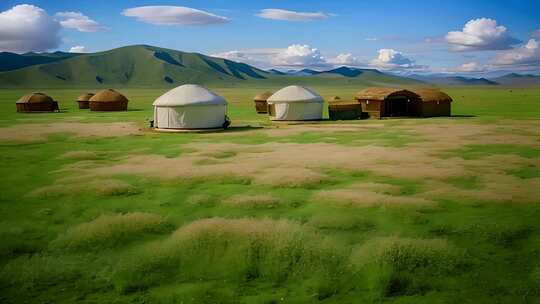 大草原蒙古包