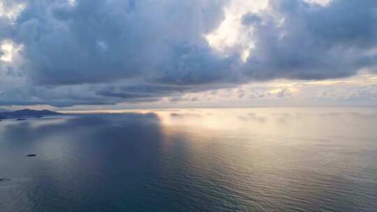 海边的日出全景风光