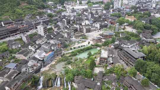 中国芙蓉镇，著名景点视频素材模板下载