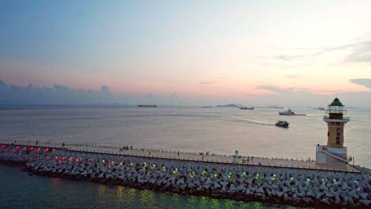 4k珠海桂山岛海岛风光航拍视频素材模板下载