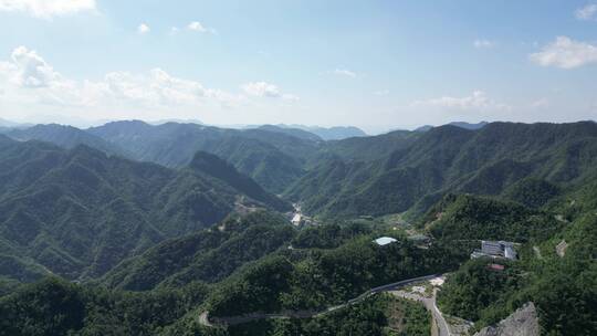 航拍祖国巍峨大山高山山川