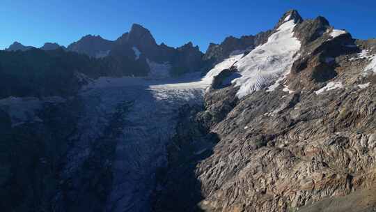 阿尔卑斯山，山脉，峰，游览杜勃朗峰