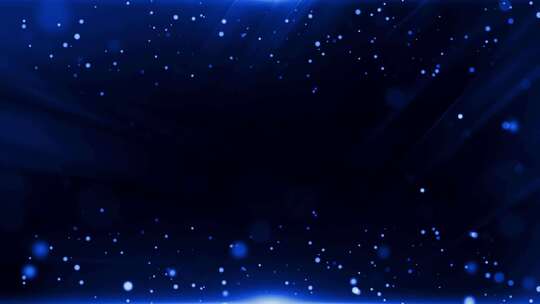 深蓝色粒子动画背景