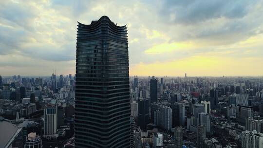 上海航拍风光视频素材模板下载
