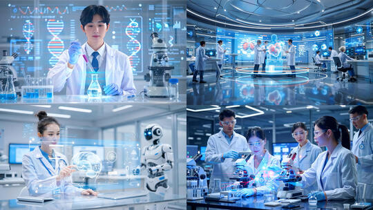 科研医疗科技创新实验医药研究生物检测基因