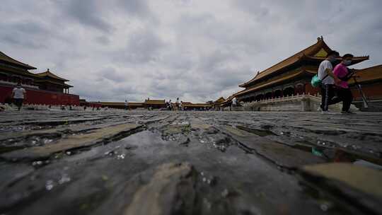 雨后故宫