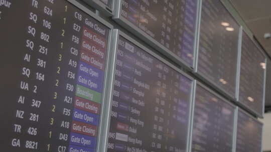 新加坡机场大屏 Clog3原素材视频素材模板下载
