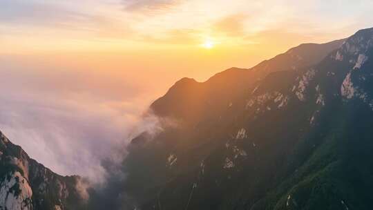 「有版权」航拍四季的河南嵩山4K
