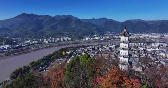 台州临海台州府城巾山塔群