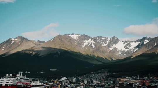 海岸线，海，船，阿根廷