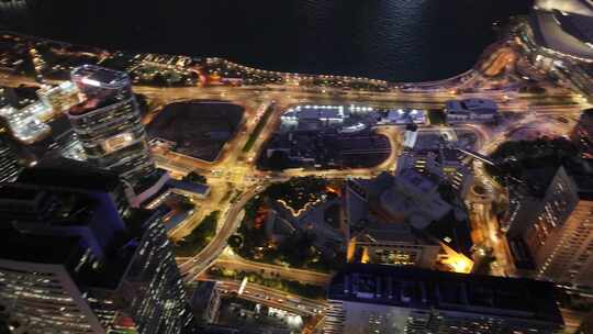 香港夜景航拍