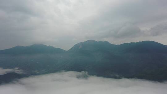 航拍南岳衡山绝美云雾视频素材模板下载
