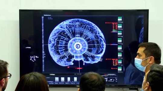 医学神经科学医院实验室会议谈论病人的治疗