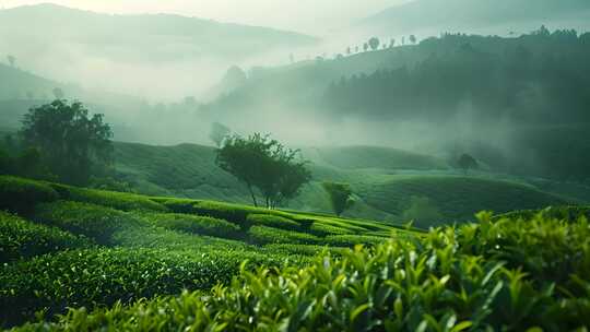 茶叶茶山