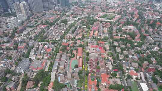 天津五大道4A景区航拍