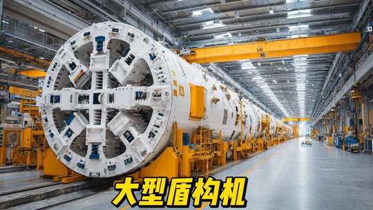 大国重器地铁隧道盾构机