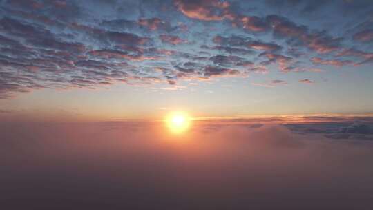 4K震撼高山日出云海12