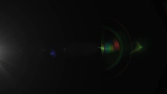 黑色背景彩色光晕特效
