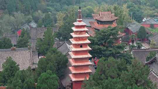 航拍平顶山汝州风穴寺