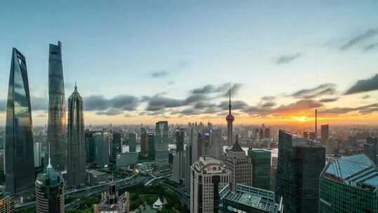 上海移动延时 日落