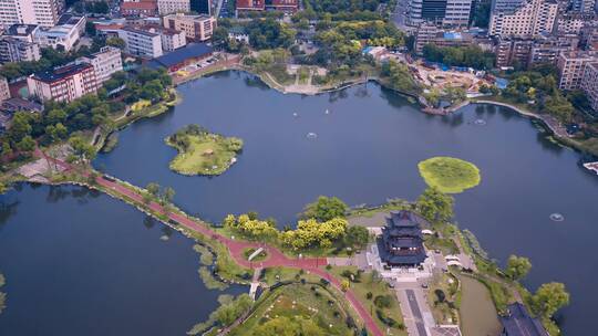 湖北武汉城市航拍视频